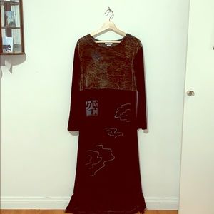 Migo New York Black Velvet Dress